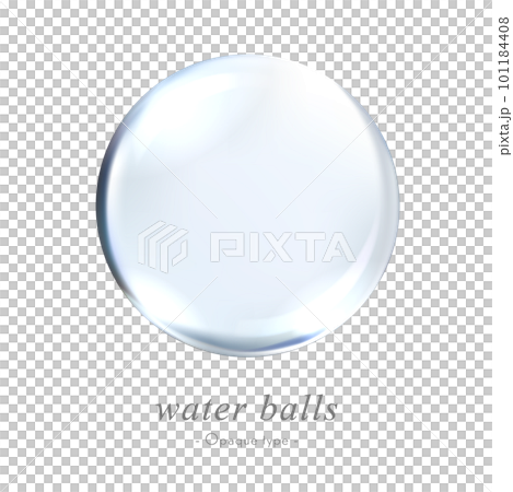 水滴のベクターデータ（不透明タイプ） 101184408