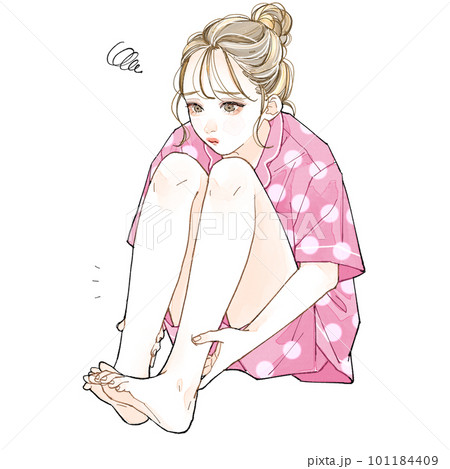女性の不調7_むくみ 女性の不調7_むくみ 101184409
