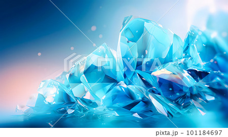 抽象的な青い多角形の背景「AI生成画像」 抽象的な青い多角形の背景「AI生成画像」 101184697