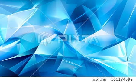 抽象的な青い多角形の背景「AI生成画像」 抽象的な青い多角形の背景「AI生成画像」 101184698