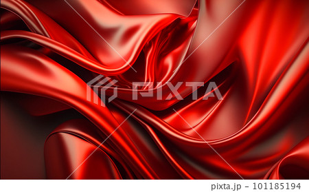 赤い布の背景「AI生成画像」 101185194