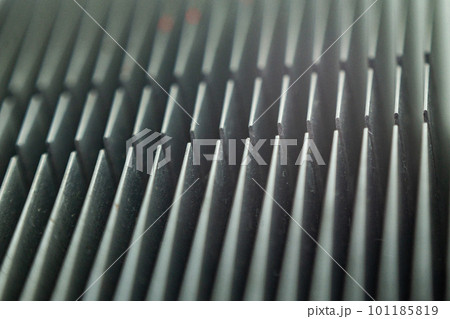 background, lattice gray cover with narrow holes 101185819