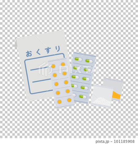 Healthcare_Medicine bag and internal medicine (capsule/tablet/powder) without main line 101185908