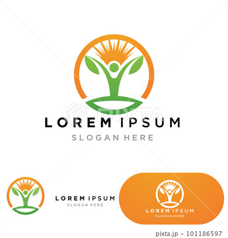 Healthy Life Logo template vector 101186597
