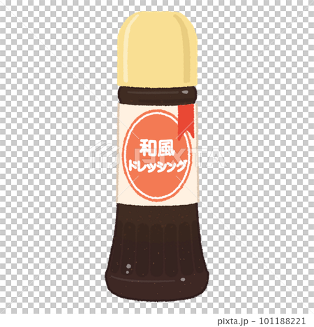 和風ドレッシングのイラスト 和風ドレッシングのイラスト 101188221