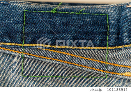 LEVI'S501XX　VINTAGE　1955年　復刻　グリーンステッチ 101188915