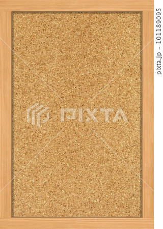 タテ型ナチュラルウッドフレームの、壁掛けコルクボード タテ型ナチュラルウッドフレームの、壁掛けコルクボード 101189095