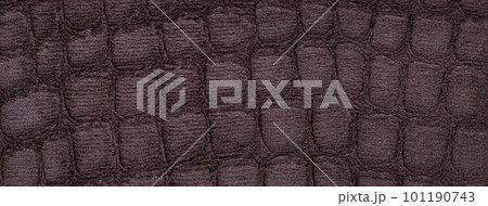 Texture of dark brown velvet background from upholstery textile material. Abstract umber velour fabric Texture of dark brown velvet background from upholstery textile material. Abstract umber velour fabric 101190743