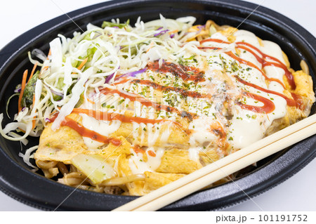 美味しいオムソバ弁当 101191752