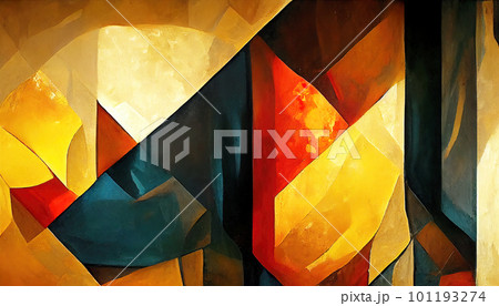 Abstract modernist painting. Imitation of oil painting. AI-generated Abstract modernist painting. Imitation of oil painting. AI-generated 101193274