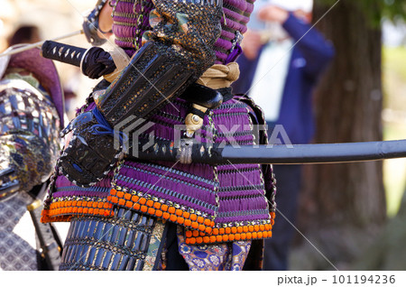 甲冑を身にまとった武将 101194236