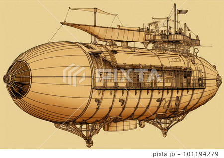 Fantastic air shipのイラスト素材 [101194279] - PIXTA