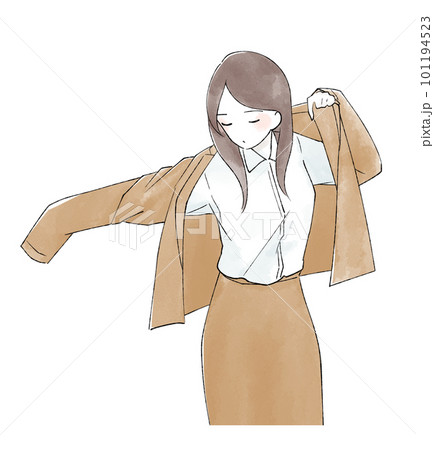 上着を羽織る イラスト, 羽織るコート Pixiv , 【保存版】着物の上着 – TEFCP