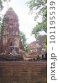 タイ　アユタヤ　古代遺跡群の中にある古代の遺跡 101195539