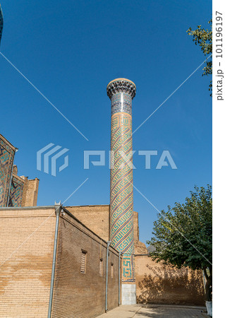Minaret of Gur Emir Mausoleum in Samarkand, Uzbekistan Minaret of Gur Emir Mausoleum in Samarkand, Uzbekistan 101196197