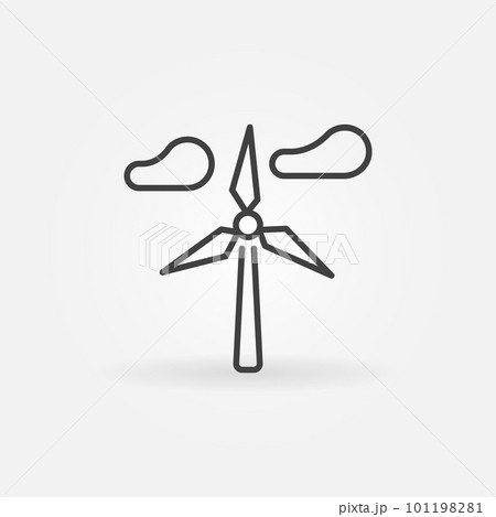 Wind generator icon Wind generator icon 101198281