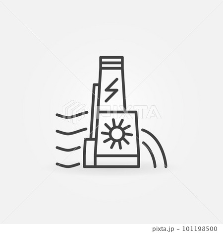 Hydroelectric dam icon Hydroelectric dam icon 101198500