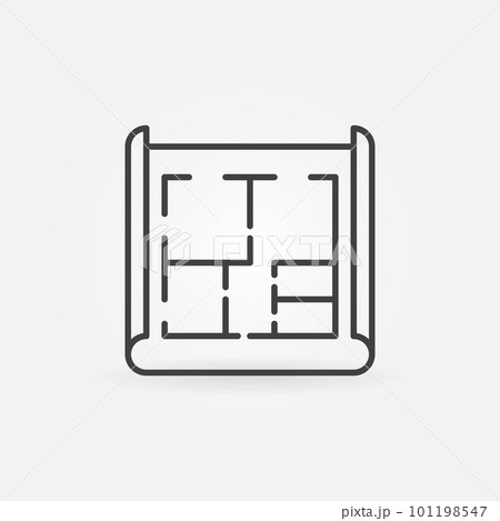 House plan vector icon 101198547