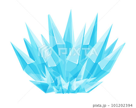 アンモニウムの結晶のイラスト 101202394