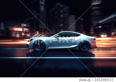 Car on the night city 101206513