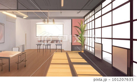明るい室内イメージ背景8 101207635