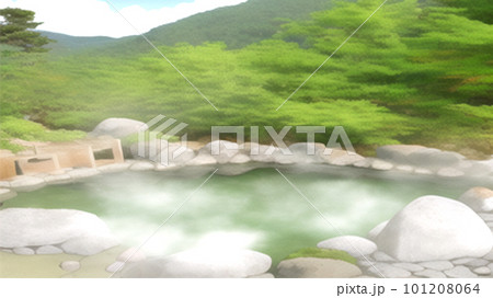 温泉イメージ背景5 温泉イメージ背景5 101208064