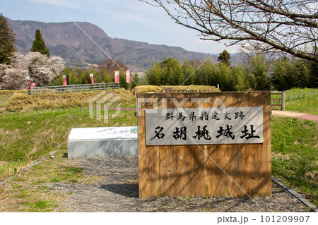 春の名胡桃城址　群馬県みなかみ町 101209907