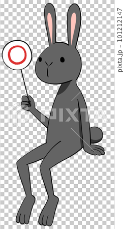 〇を持つ黒うさぎ 101212147