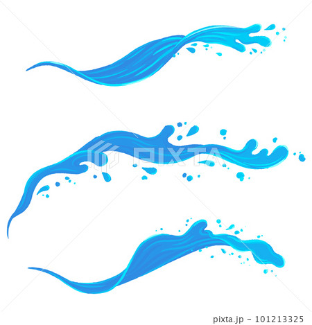 water splashing dry brush stroke art design element 101213325