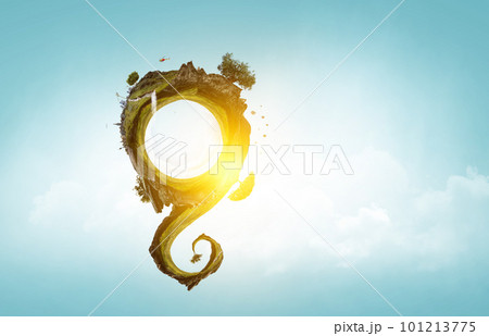 Green sphere landscape with grass and clear water Green sphere landscape with grass and clear water 101213775