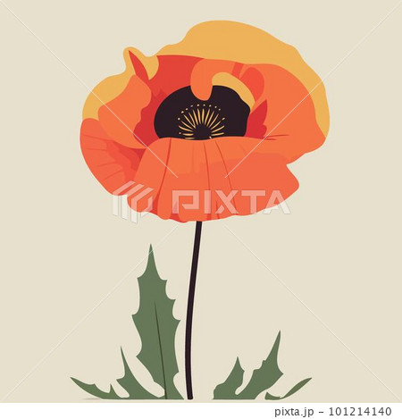 One red poppy flower One red poppy flower 101214140