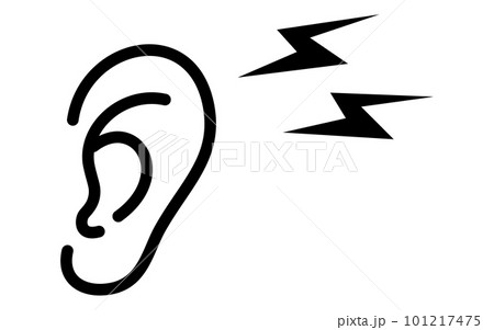 騒音が耳を刺激するイメージアイコン 騒音が耳を刺激するイメージアイコン 101217475