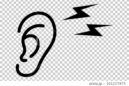 騒音が耳を刺激するイメージアイコン 騒音が耳を刺激するイメージアイコン 101217475