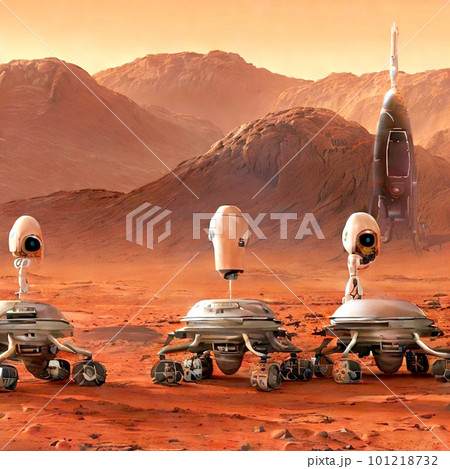 火星探査ロボット 101218732