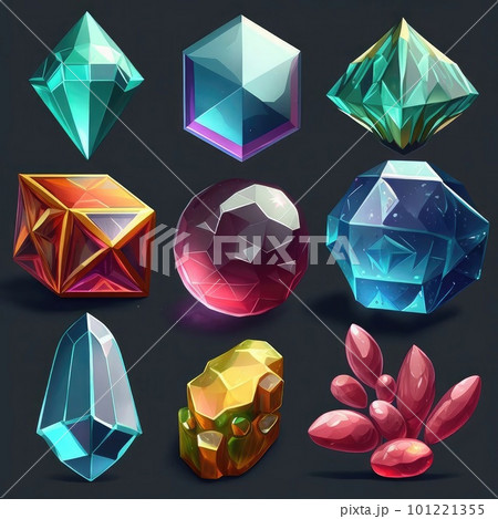 magic game crystal gem ai generated magic game crystal gem ai generated 101221355