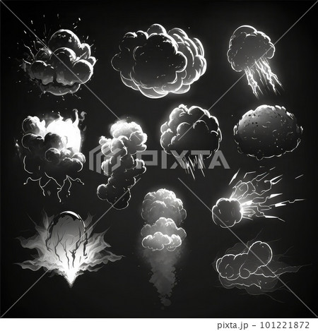 cloud smoke explosion video game ai generated cloud smoke explosion video game ai generated 101221872