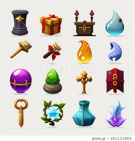 New AI Generated Game Icons