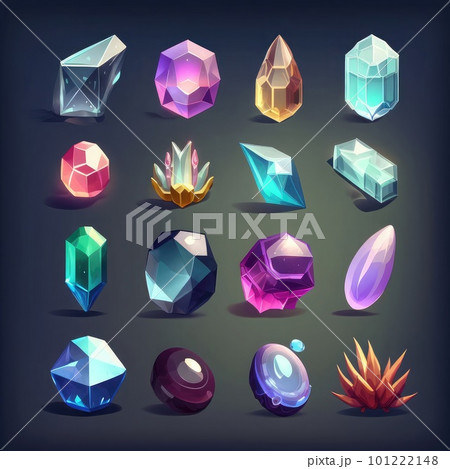 treasure game crystal gem ai generated treasure game crystal gem ai generated 101222148