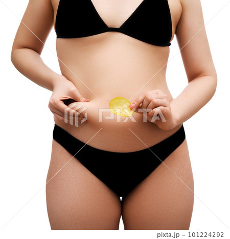Young beautiful slim woman in lingerie, inner wear Young beautiful slim woman in lingerie, inner wear 101224292