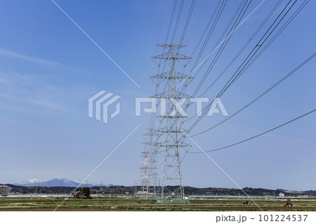 鉄塔 高圧鉄塔 送電線 鉄塔 高圧鉄塔 送電線 101224537