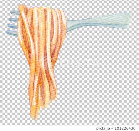 ナポリタン　水彩イラスト 101226430