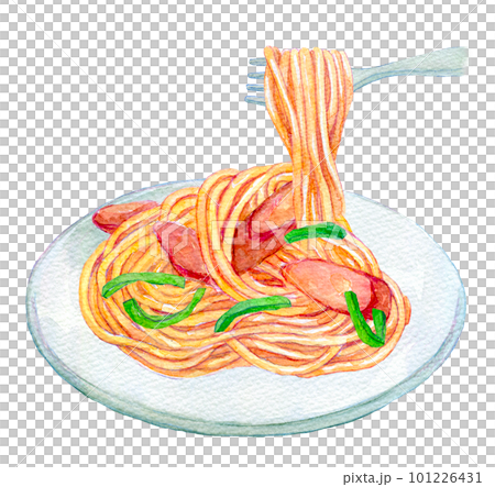 ナポリタン 水彩イラスト ナポリタン 水彩イラスト 101226431