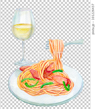 那不勒斯水彩插圖 101226437