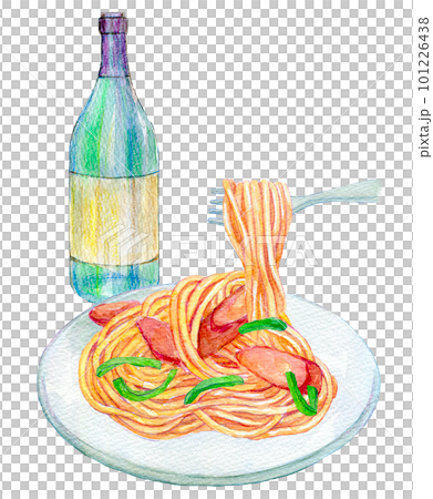 那不勒斯水彩插圖 101226438