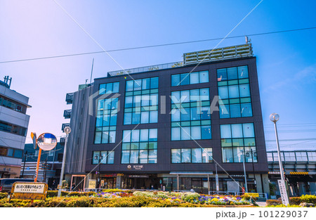 日本の東京都市景観 東急電鉄 祐天寺駅などを望む 日本の東京都市景観 東急電鉄 祐天寺駅などを望む 101229037