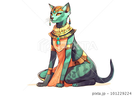絵画。エジプトの猫 - 絵画/タペストリ