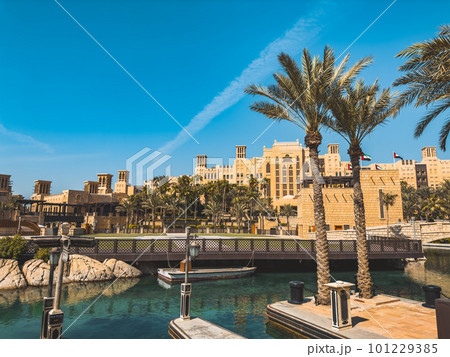 Souk Madinat Jumeirah in Dubai, traditional arabian bazaar market, UAE 101229385