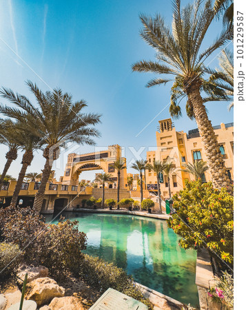 Souk Madinat Jumeirah in Dubai, traditional arabian bazaar market, UAE 101229587
