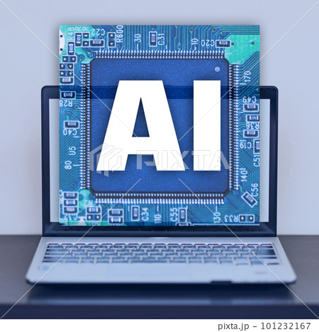 Singularity が近いとされる AI の 発展 【 人工知能 の 技術革新 の イメージ 】 101232167