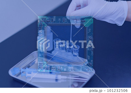 AI 創薬 で 画期的 な 新薬 を 開発 する 【 メディカル イノベーション の イメージ 】 101232506